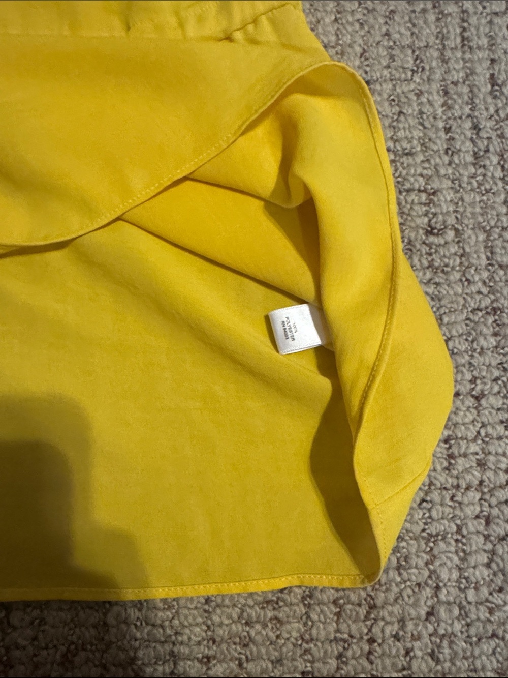 Yellow Ruffle Drawstring Cami Top - Picture 5 of 6